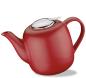 Preview: Küchenprofi TEA - Teekanne LONDON, 1,5 L rot
